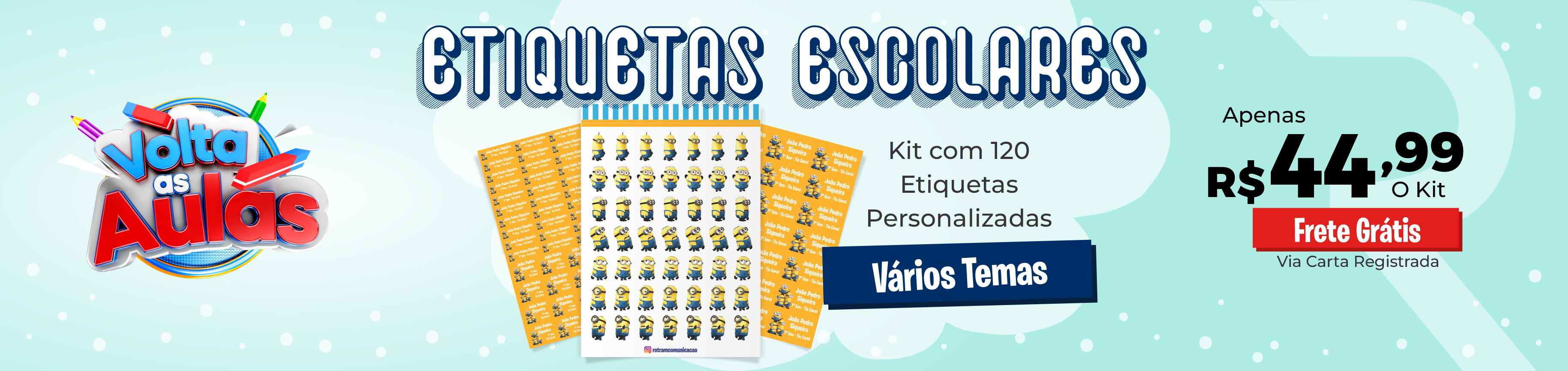 Etiqueta Escolar Personalizada